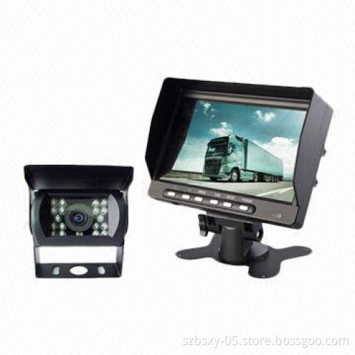 Auto car rear-view system with night vision cameras for vehicles or trucks